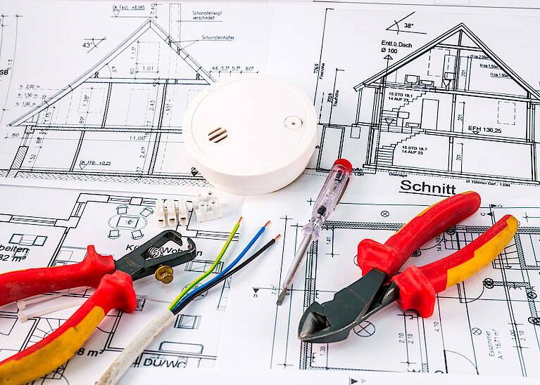 HARTLHAUS-Fertighaus-Ausbaustufen-Elektroinstallation Plan für die Elektroinstallation