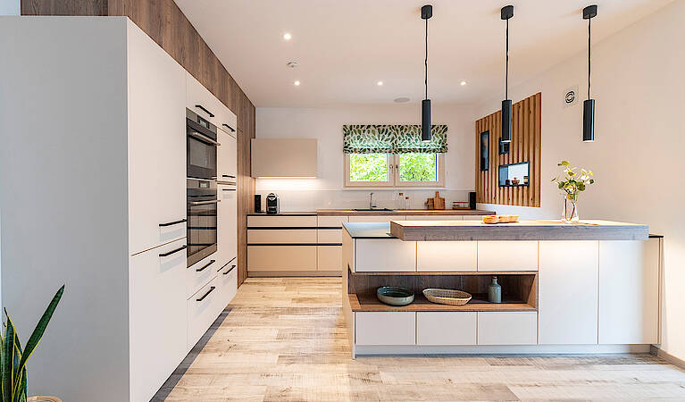 Musterhaus Haid Elegance 128 W Küche