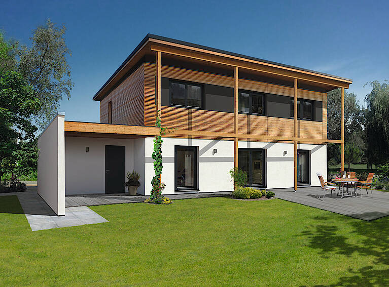 HARTLHAUS-Fertighaus-Ausbaustufe-Passivhaus Passivhaus Liberty 153 P